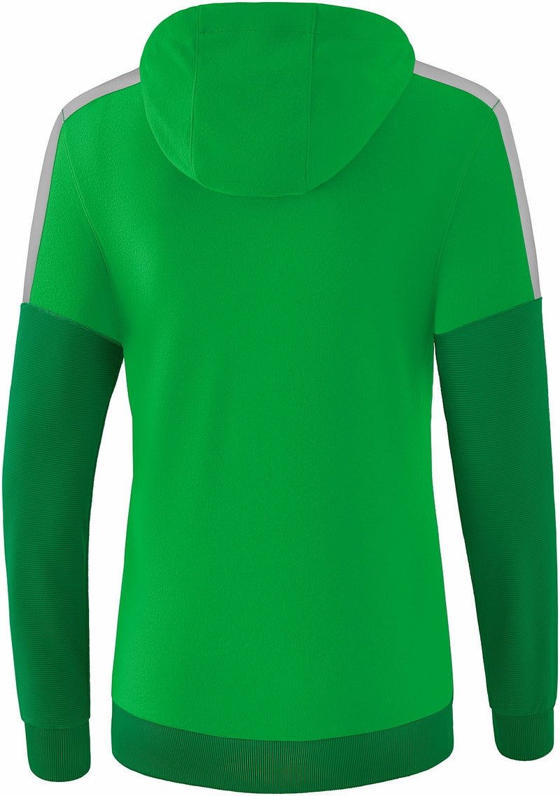 Squad sweatshirt met capuchon - fern green/smaragd/silver grey