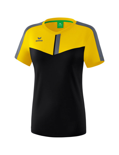 Squad T-shirt - geel/zwart/slate grey