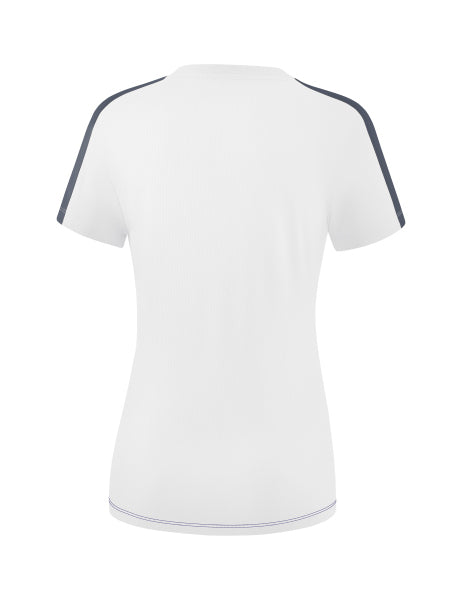 Squad T-shirt - wit/new navy/slate grey