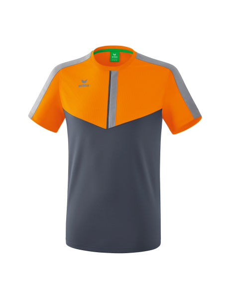 Squad T-shirt - new orange/slate grey