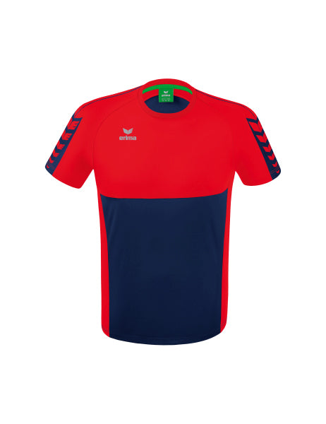 Erima Six Wings t-shirt - new navy/rood