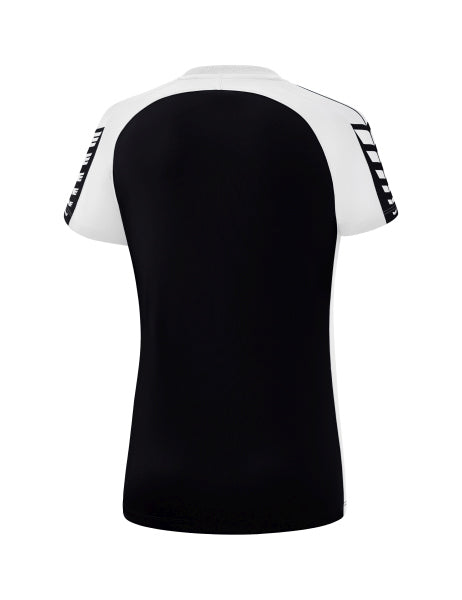 Erima Six Wings t-shirt dames - zwart/wit