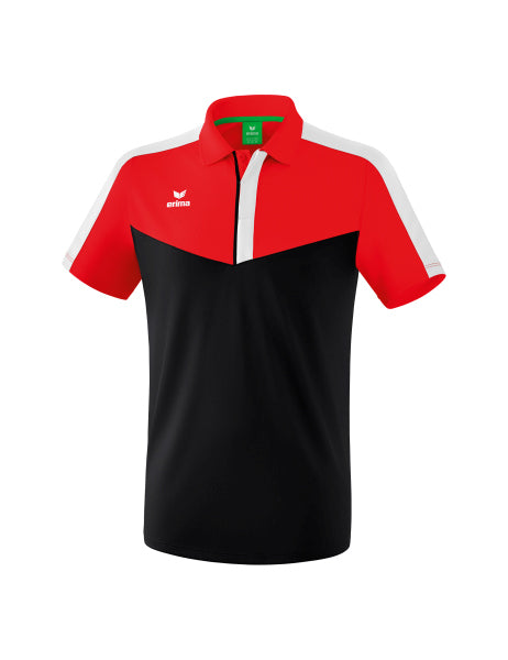 Squad polo - rood/zwart/wit