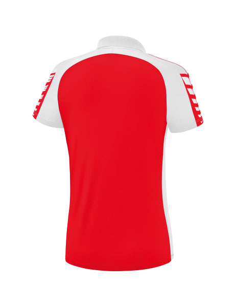 Erima Six Wings polo dames - rood/wit