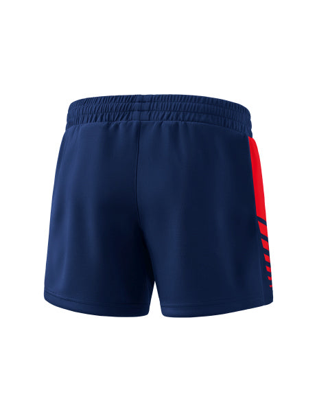 Erima Six Wings worker short dames - new navy/rood