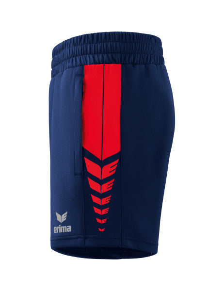 Erima Six Wings worker short dames - new navy/rood