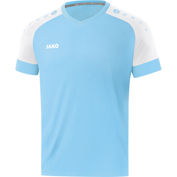 Shirt Champ 2.0 KM - soft blau/weiß 