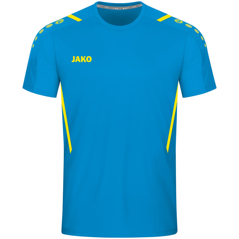 Shirt Challenge - JAKO blauw/fluogeel