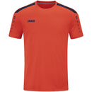 JAKO T-Shirt Power KM - flame/marine