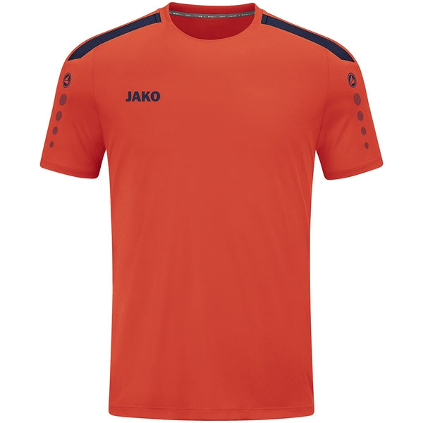 JAKO T-Shirt Power KM - flame/marine