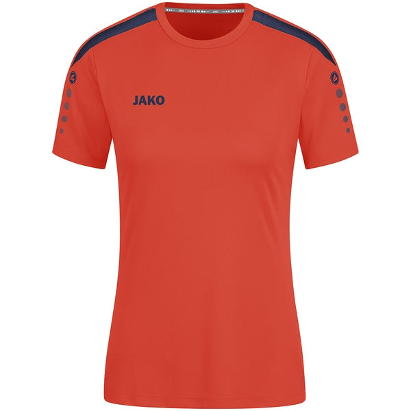 JAKO T-Shirt Power KM - flame/marine