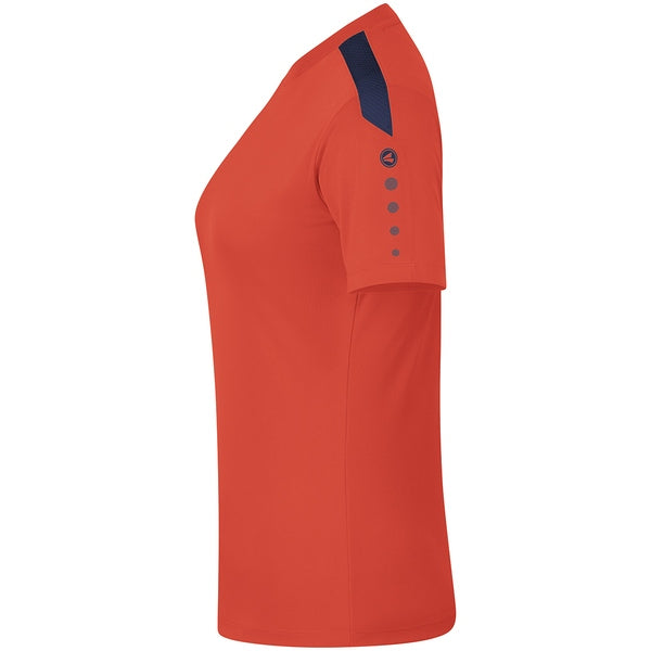 JAKO T-Shirt Power KM - flame/marine