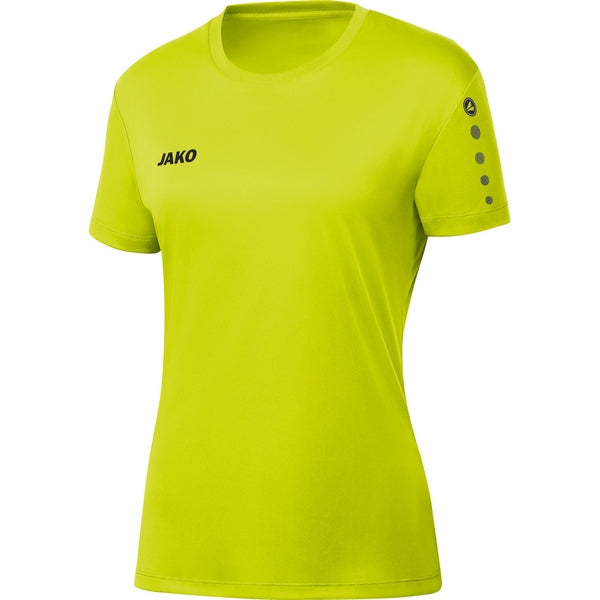 Shirt Team KM damesmaten - lime