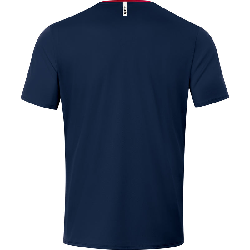 T-Shirt Champ 2.0 - Marineblau/Chilirot