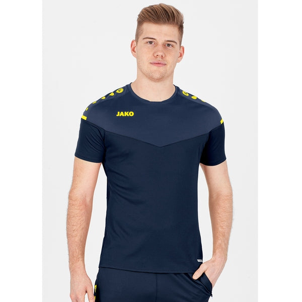 T-shirt Champ 2.0 - marine/donkerblauw/fluogeel