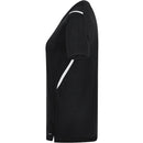 T-shirt Challenge - zwart gemeleerd/wit