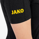 T-shirt Challenge - zwart gemeleerd/citroen