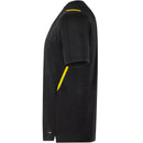 T-shirt Challenge - zwart gemeleerd/citroen