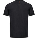 T-Shirt Challenge - schwarz meliert/fluo orange