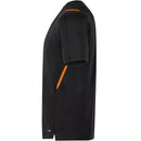 T-Shirt Challenge - schwarz meliert/fluo orange