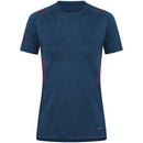 T-shirt Challenge - marine gemeleerd/kastanje