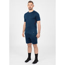 T-shirt Challenge - marine gemeleerd/kastanje