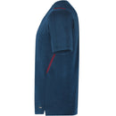 T-shirt Challenge - marine gemeleerd/kastanje