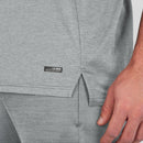 T-Shirt Challenge - hellgrau meliert/anthra hell