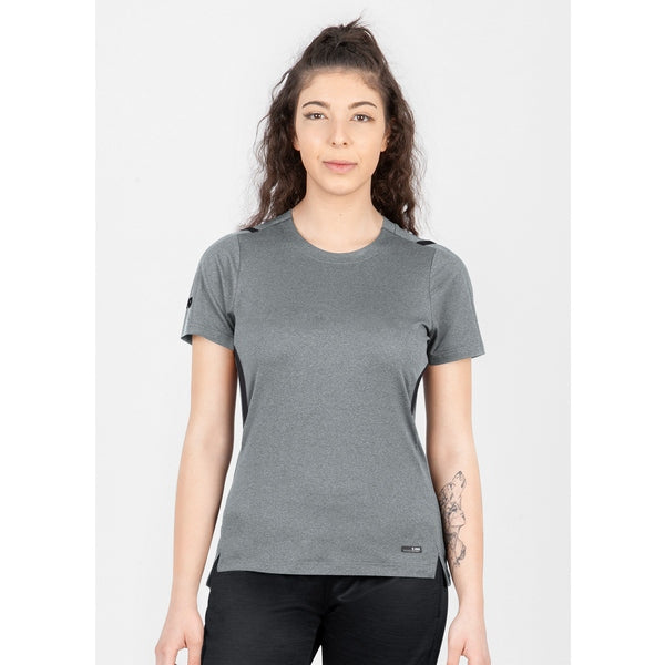T-shirt Challenge - steengrijs gemeleerd/zwart
