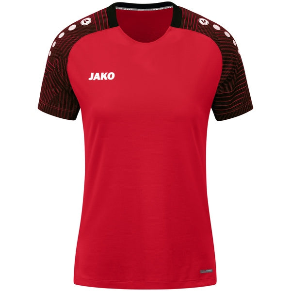 JAKO T-shirt Performance Dames - rood/zwart