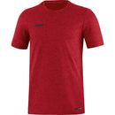 JAKO T-shirt Premium Basics - rood gemeleerd