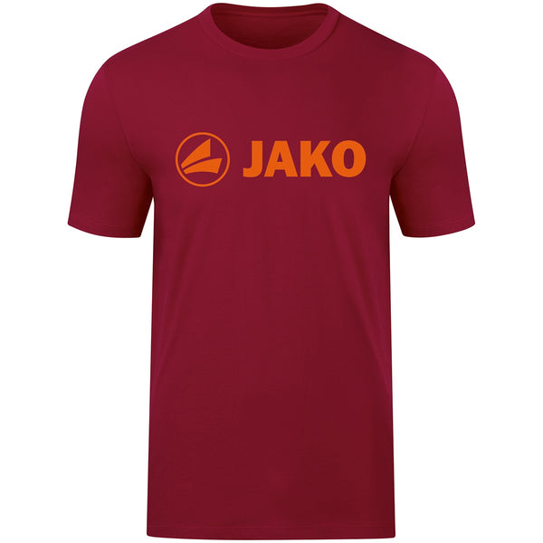T-Shirt JAKO weinrot/neonorange