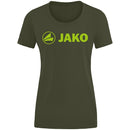 T-Shirt JAKO khaki/neongrün