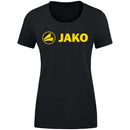 T-Shirt JAKO schwarz meliert/zitrone