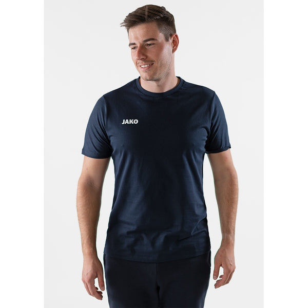 T-Shirt Basis - marineblau
