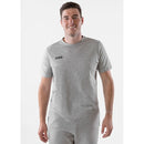 T-Shirt Base - lichtgrijs gemeleerd