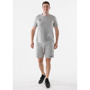 T-Shirt Base - lichtgrijs gemeleerd