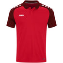 JAKO Polo Performance - rood/zwart