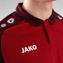 JAKO Polo Performance - rot/schwarz