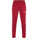 JAKO Vrijetijdsbroek Power - rood/wit