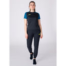 JAKO Freizeithose Allround - navy/fluoreszierend gelb