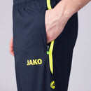 JAKO Freizeithose Allround - navy/fluoreszierend gelb