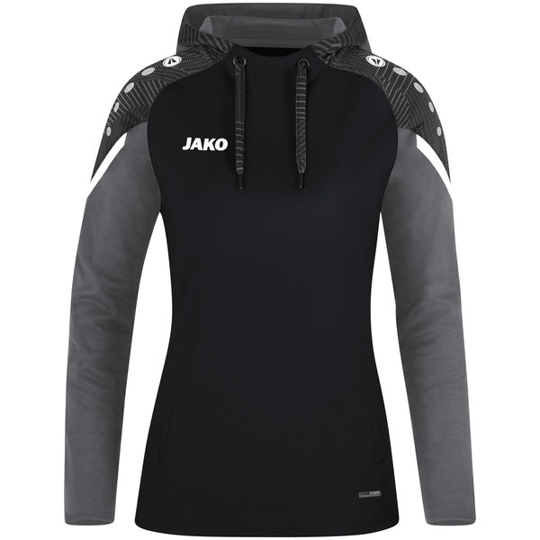 JAKO Sweater met kap Performance Dames - zwart/antra light