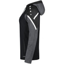 JAKO Kapuzenpullover Performance - schwarz/anthra hell