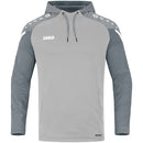 JAKO Sweater met kap Performance - zachtgrijs/steengrijs