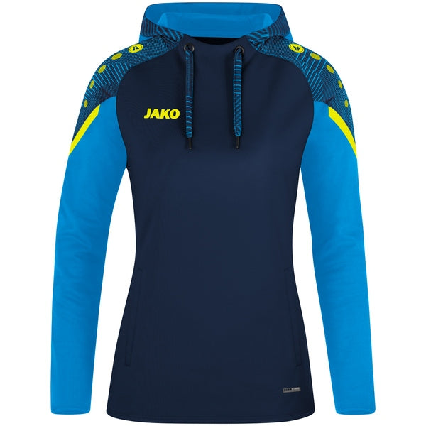 JAKO Sweater met kap Performance Dames - marine/JAKO blauw