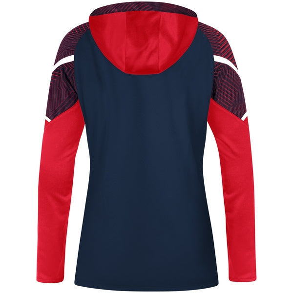 JAKO Sweater met kap Performance Dames - marine/rood