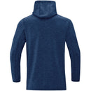 JAKO Sweater met kap Premium Basics - marine gemeleerd