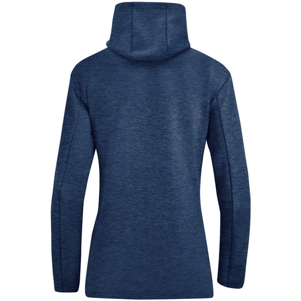 JAKO Sweater met kap Premium Basics - marine gemeleerd