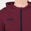 Jas met kap Challenge - kastanje/marine